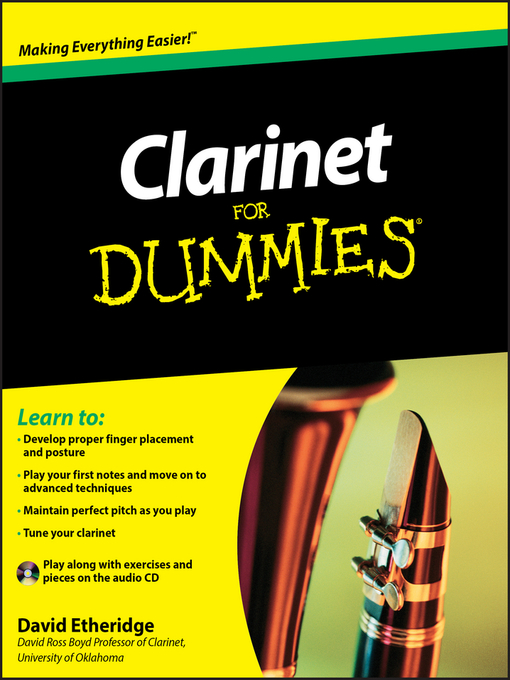 Upplýsingar um Clarinet For Dummies eftir David Etheridge - Biðlisti